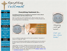 Tablet Screenshot of everything-vestment.com
